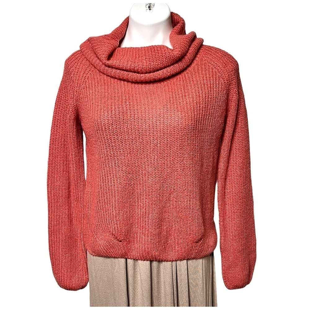 Charlotte Russe Turtleneck Sweater Size Medium Rust